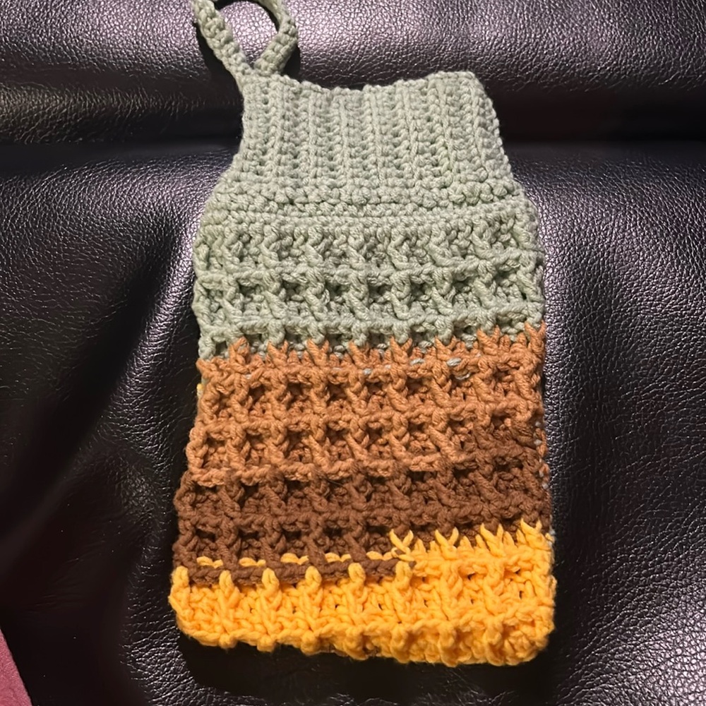 Handcrafted Shower Mitt sz L